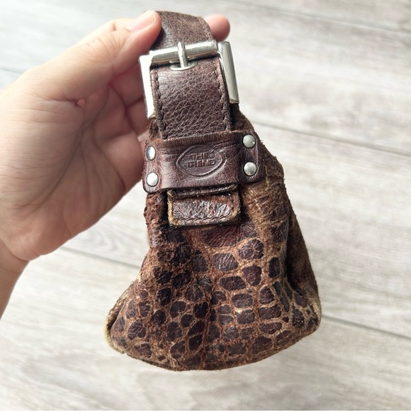 The Trend Italian Leather Animal Skin Mini Duffel Bag - Picture 5 of 16